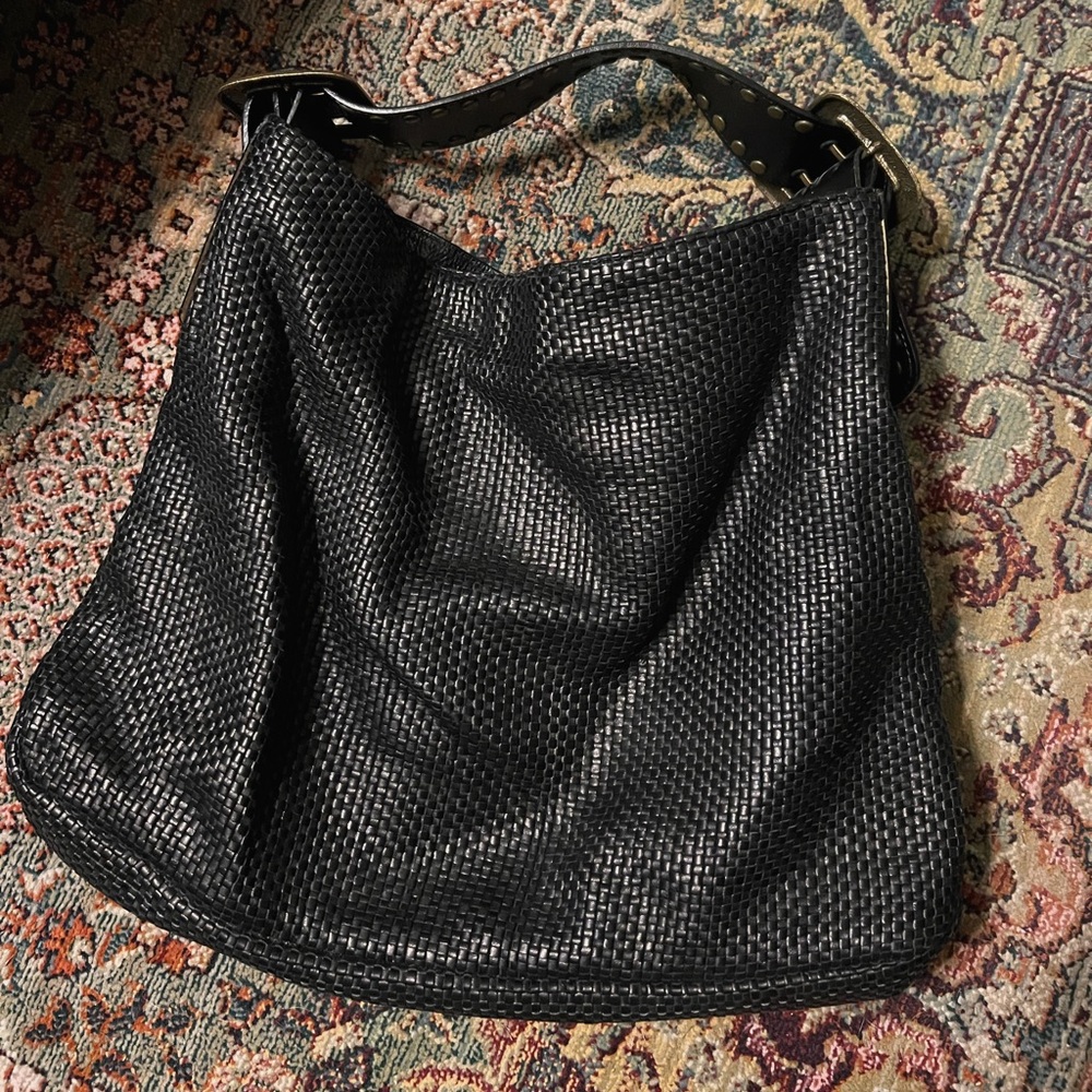 BE&D leather slouchy tote✨